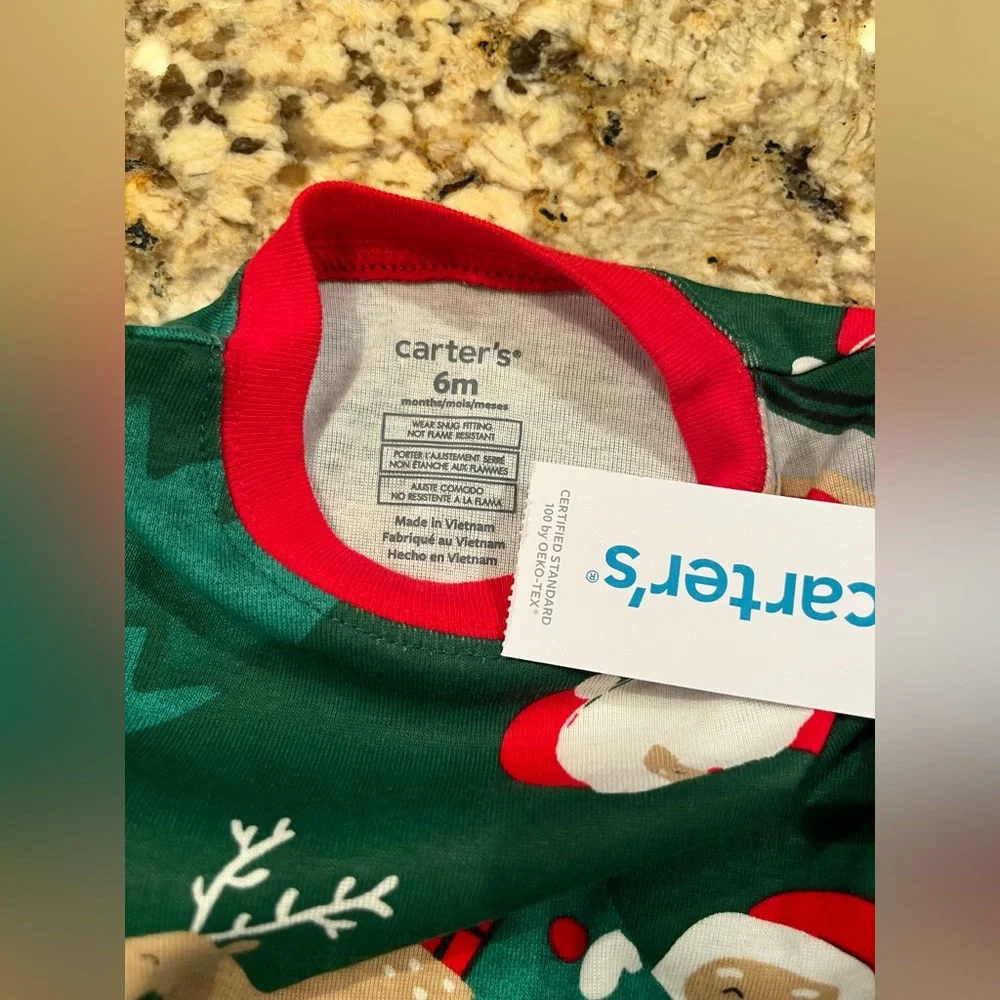 NWT Carter’s Christmas Snug fit cotton 2pc Pajama Set